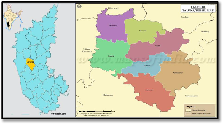 Spatial Variations of Water Requirement in Haveri District